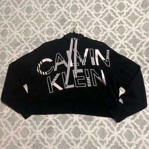 Women’s Cropped Calvin Klein Sweatshirt